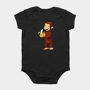 Curious George happy Baby Bodysuit